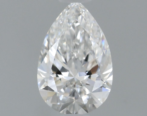 0.32 carat F-VVS2 Natūralus Pear Deimantas (1)