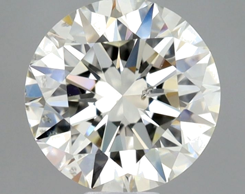 0.46 carat J-SI2 Excellent cut Natūralus Round Deimantas (1)