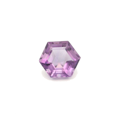 2.14 carat PURPLE STEP cut Hexagonal Amethyst (1)