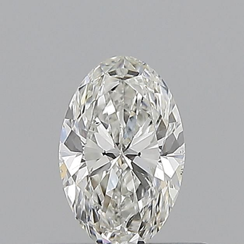 0.5 carat G-SI1 Natūralus Oval Deimantas (1)