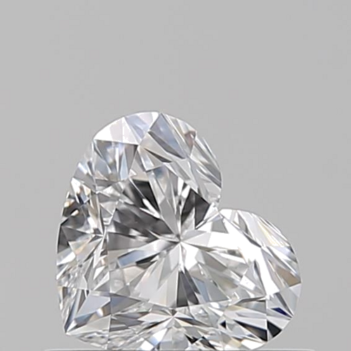 0.51 carat D-VVS2 Natūralus Heart Deimantas (1)