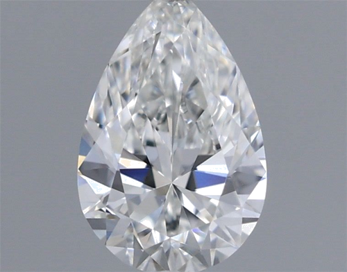 0.3 carat F-VVS2 Natūralus Pear Deimantas (1)