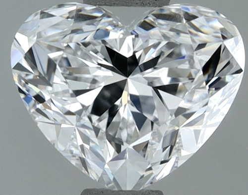 0.71 carat D-VVS2 Natūralus Heart Deimantas (1)