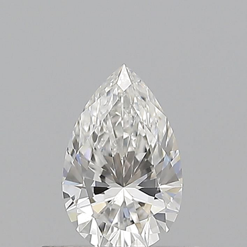 0.51 carat F-VVS2 Natūralus Pear Deimantas (1)