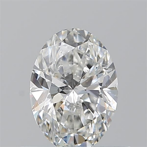 0.57 carat F-SI1 Natūralus Oval Deimantas (1)