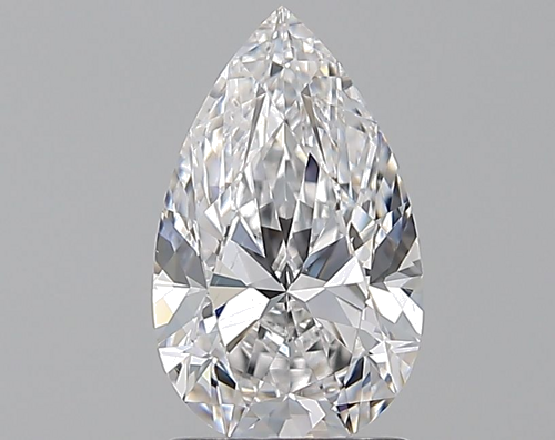 1.5 carat D-VS1 Natūralus Pear Deimantas (1)