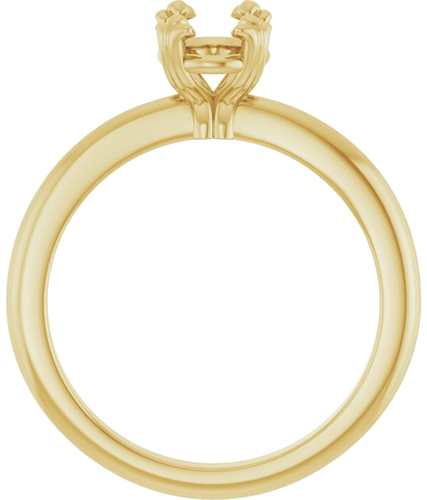 Sužadėtuvių Žiedas „Solitaire“ 14k yellow gold Oval 8mm x 6mm (2)