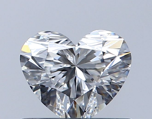 0.48 carat E-IF Natūralus Heart Deimantas (1)