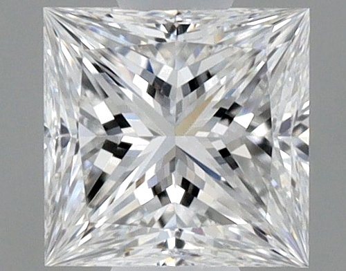 0.3 carat D-VVS2 Natūralus Princess Deimantas (1)