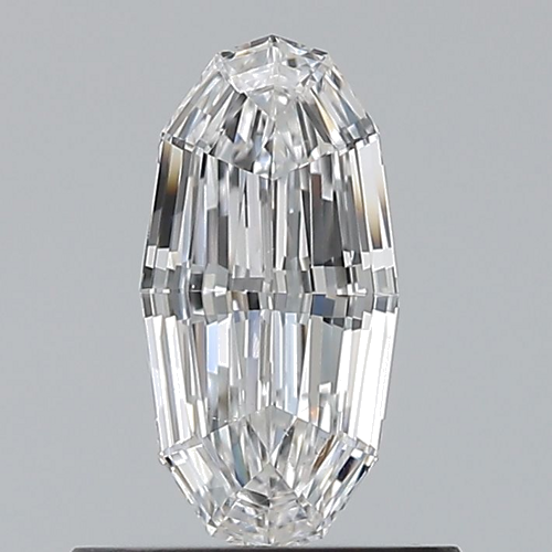 0.5 carat D-VS2 Natūralus Oval Deimantas (1)