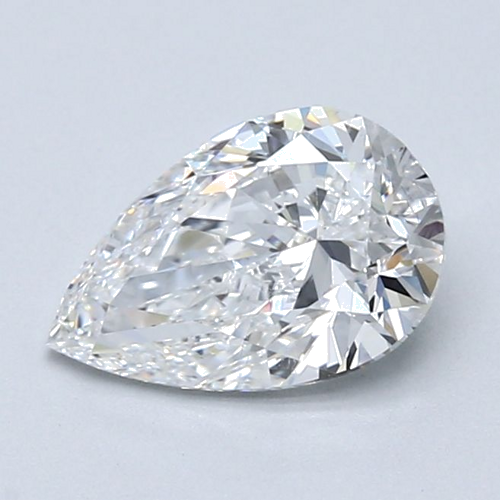 1.5 carat E-SI2 Natūralus Pear Deimantas (1)