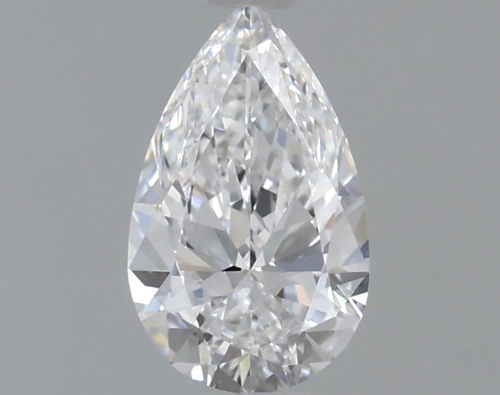 0.32 carat D-VVS1 Natūralus Pear Deimantas (1)