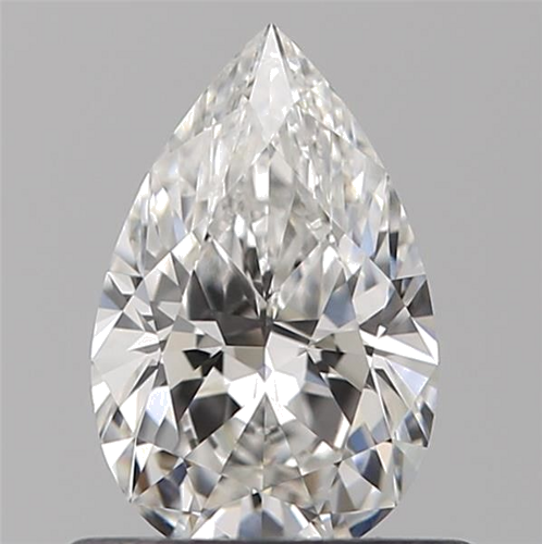 0.52 carat F-VS1 Natūralus Pear Deimantas (1)