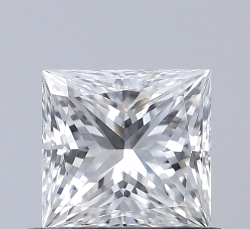 0.5 carat H-VVS2 Natūralus Princess Deimantas (1)