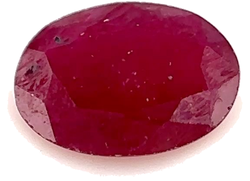 0.66 carat RED Oval Rubinas (1)