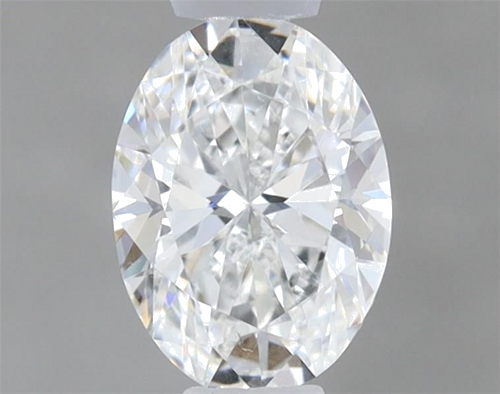 0.45 carat F-SI1 Natūralus Oval Deimantas (1)