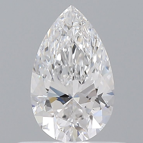 0.53 carat D-VVS1 Natūralus Pear Deimantas (1)