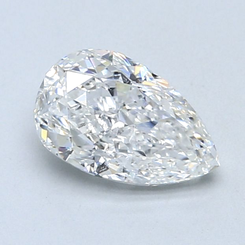 1.2 carat E-SI2 Natūralus Pear Deimantas (1)