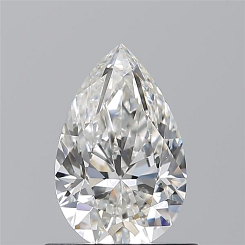 0.7 carat G-SI1 Natūralus Pear Deimantas (1)