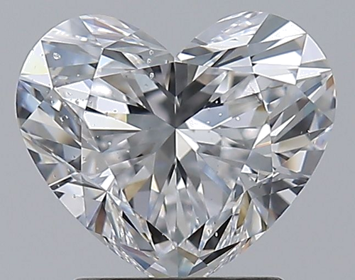 2.01 carat D-SI2 Natūralus Heart Deimantas (1)
