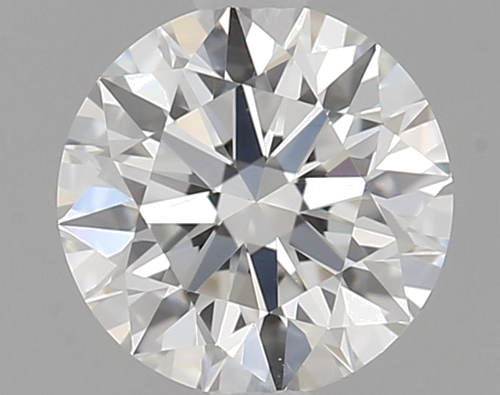 0.44 carat F-VVS2 Excellent cut Natūralus Round Deimantas (1)