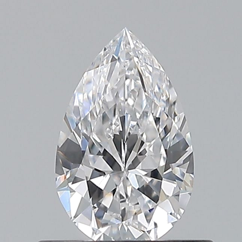 0.55 carat D-VS1 Natūralus Pear Deimantas (1)