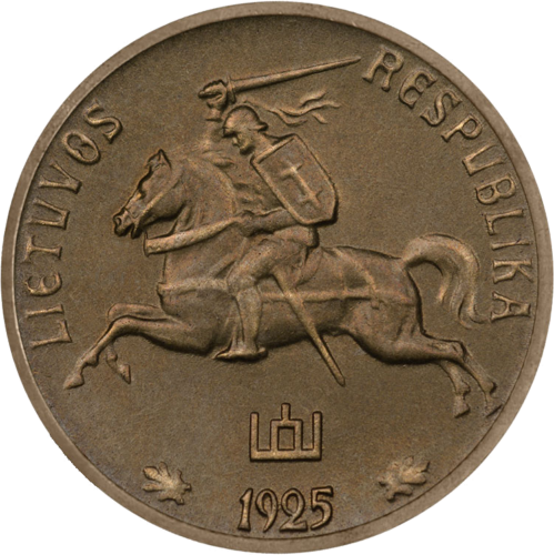 1925 Литва монета 1 цент (2)