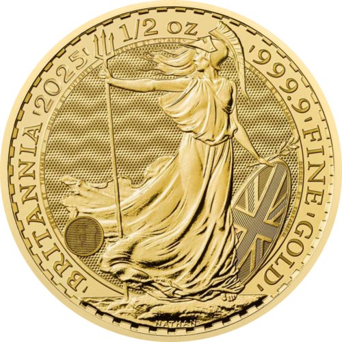 1/2 oz Британия 2025 Золотая монета Карл III (1)