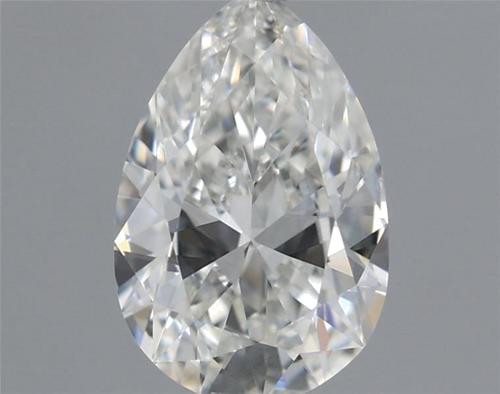 0.45 carat H-VVS1 Natūralus Pear Deimantas (1)