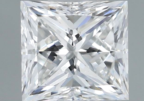 0.51 carat E-VS2 Natūralus Radiant Deimantas (1)