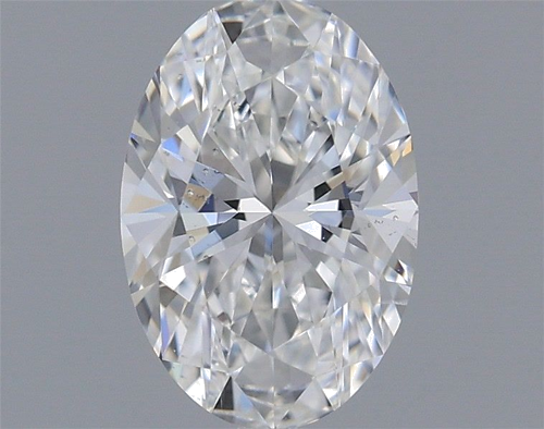 0.57 carat F-SI1 Natūralus Oval Deimantas (1)