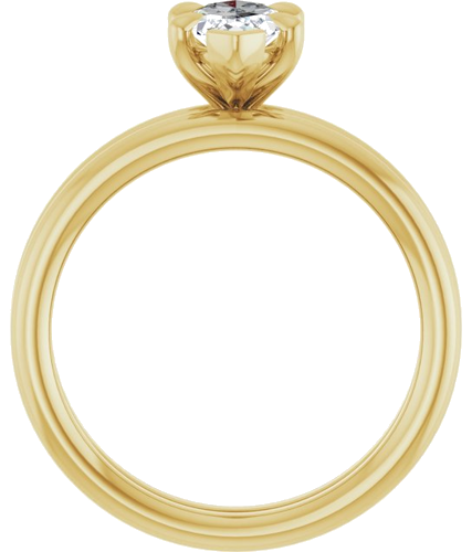 Sužadėtuvių Žiedas „Claw-Prong Solitaire“ 14k yellow gold Marquise 9.5mm x 5mm (7)