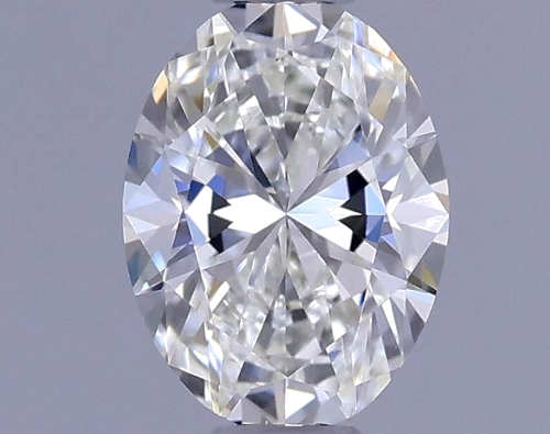 0.4 carat H-VVS2 Natūralus Oval Deimantas (1)