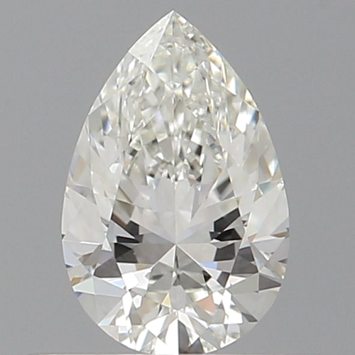 0.5 carat H-VVS1 Natūralus Pear Deimantas (1)