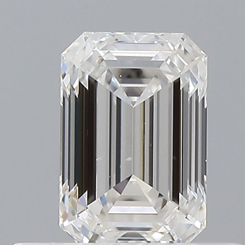 0.51 carat F-SI1 Natūralus Emerald Deimantas (1)