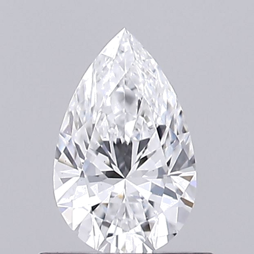 0.5 carat D-VS2 Natūralus Pear Deimantas (1)