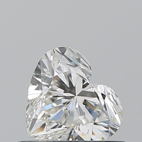 0.5 carat I-VVS2 Natūralus Heart Deimantas (1)