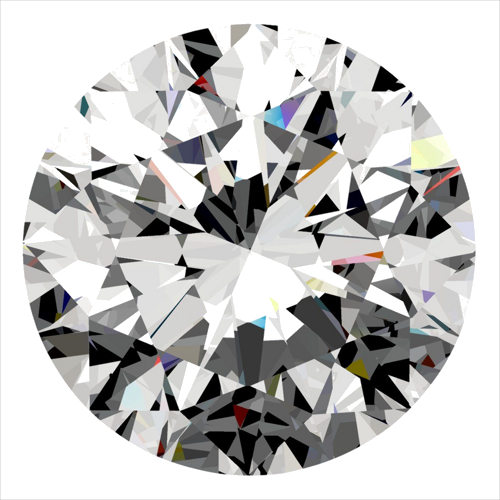 0.32 carat E-VS1 Excellent cut Natūralus Round Deimantas (1)