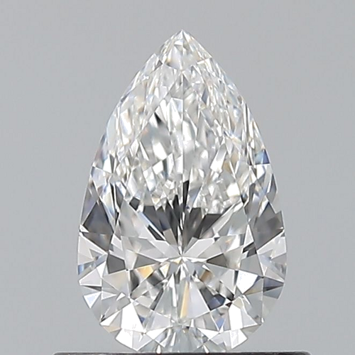 0.61 carat E-VVS1 Natūralus Pear Deimantas (1)