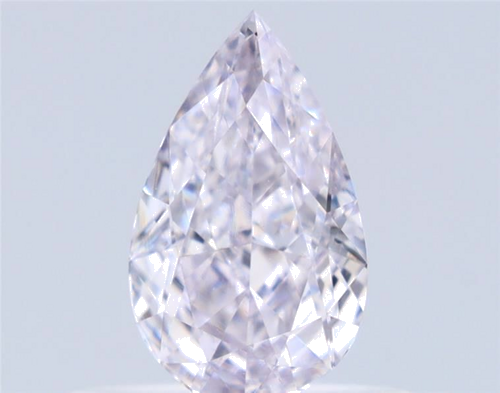 0.5 carat Very Light Pink-VS2 Natūralus Pear Deimantas (1)