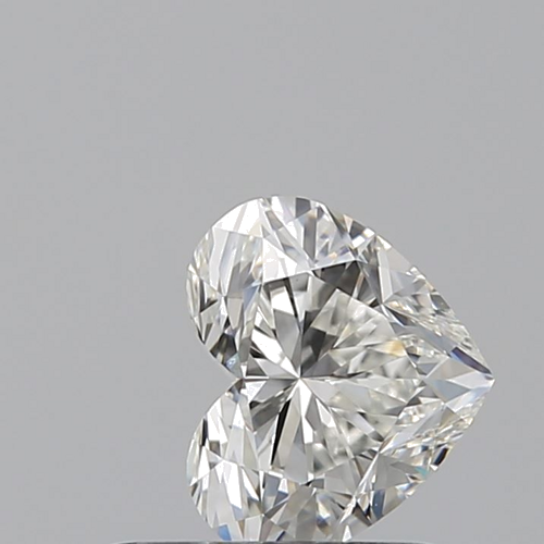 0.55 carat I-VVS2 Natūralus Heart Deimantas (1)