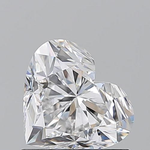 1.01 carat E-VS2 Natūralus Heart Deimantas (1)