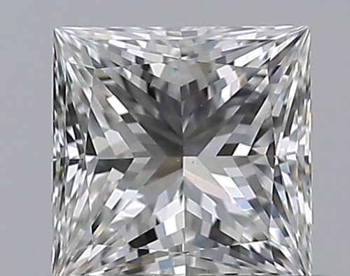 0.51 carat G-VS2 Natūralus Princess Deimantas (1)