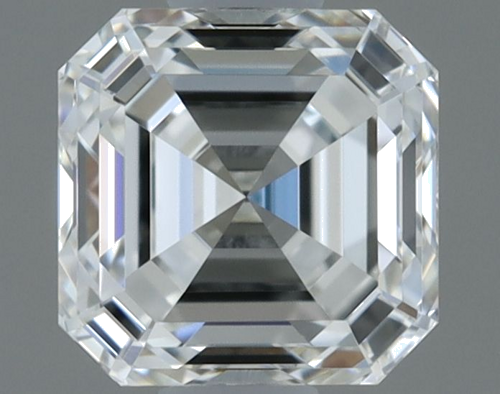 0.6 carat I-VS1 Natūralus Asscher Deimantas (1)
