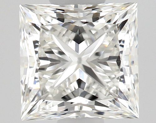 0.61 carat H-VVS1 Natūralus Princess Deimantas (1)