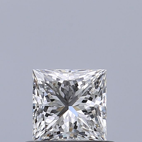 0.5 carat E-VVS2 Natūralus Princess Deimantas (1)