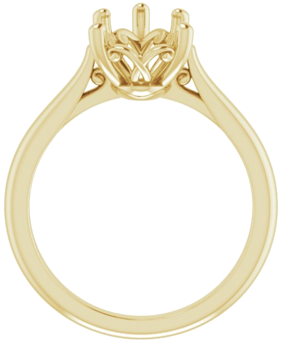 Sužadėtuvių Žiedas „Solitaire“ 14k yellow gold Pear 12mm x 8mm (2)