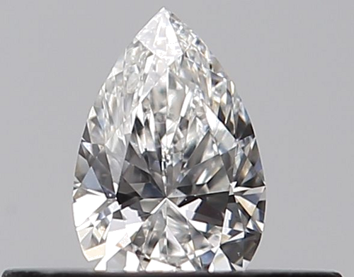 0.23 carat F-VVS2 Natūralus Pear Deimantas (1)