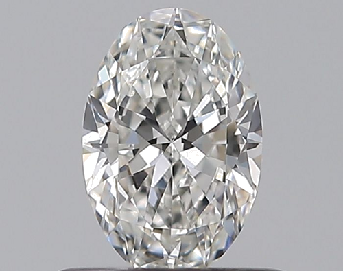 0.6 carat G-VVS2 Natūralus Oval Deimantas (1)