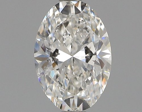 0.5 carat G-SI2 Natūralus Oval Deimantas (1)